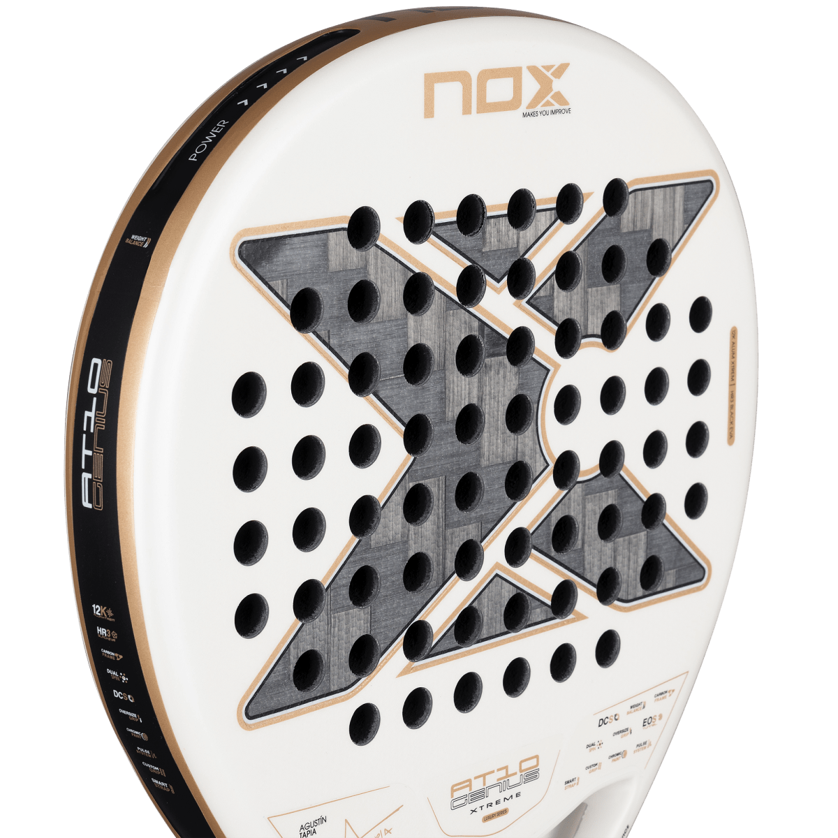 NOX AT10 Genius 12K Alum Xtreme Padel Racket (2026)