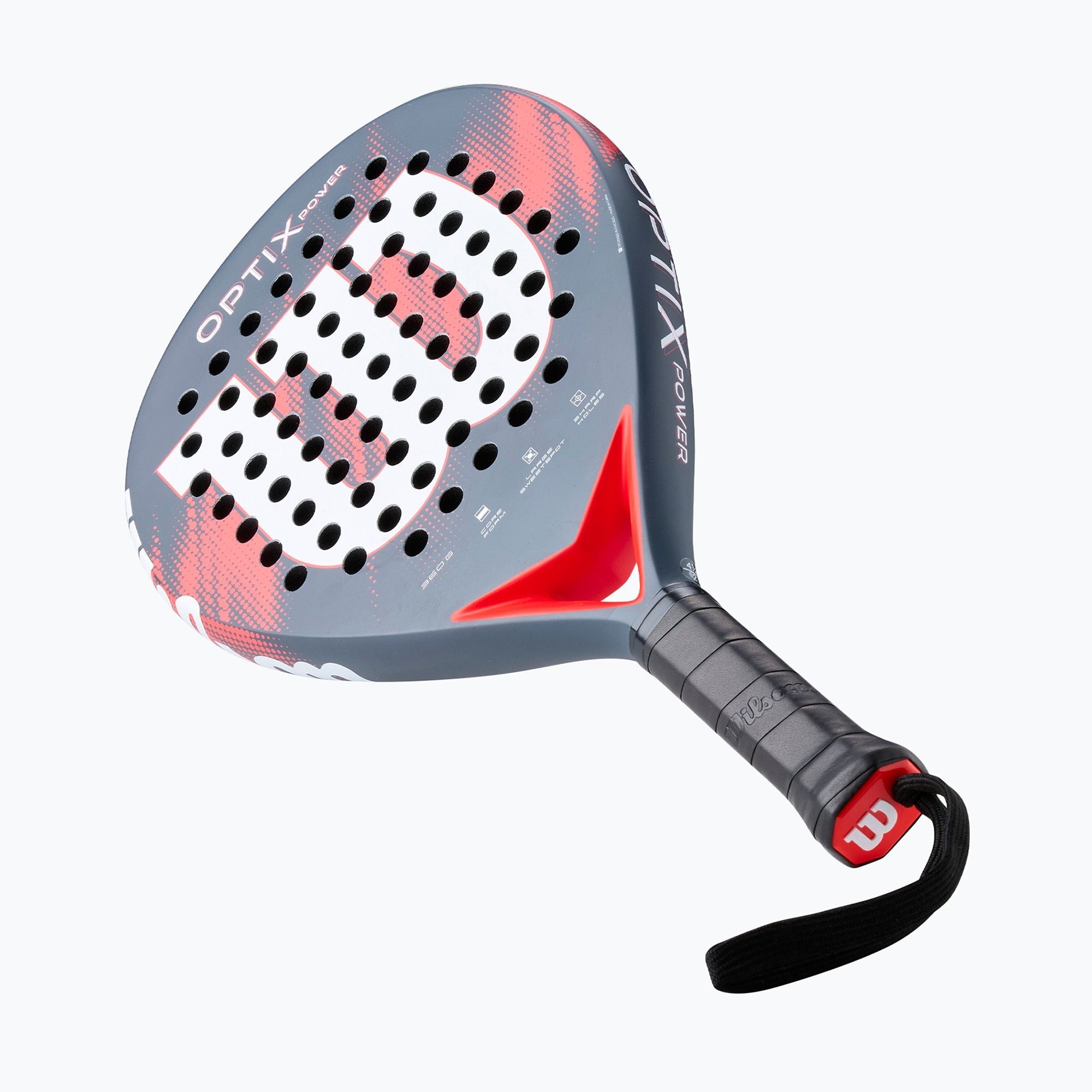 Wilson Optix V2 Power Padel Racket - Red (2026)
